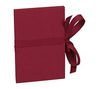 Semikolon 353234 Leporello Grande A5 15 x 21 cm - 14 photos 13 x 18 cm - Livre photo accordéon - bordeaux rouge foncé