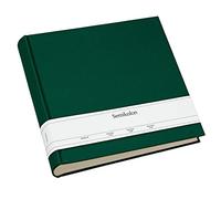 Semikolon 363984 Album photo Classic XLarge - 32 x 31 cm, 130 pages couleur crème, pour 260 photos - vert forêt