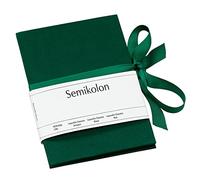 Semikolon 364050 Leporello Classico 12,2 x 17,7 cm - 14 photos 10 x 15 cm - Livre photo accordéon - vert forêt