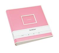 Semikolon 364059 Album Jumbo - 30 x 30 cm, 100 pages couleur crème, pour photos 10 x 15, avec papier vélin - rose flamant