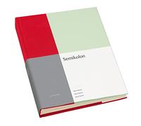 Semikolon 364813 Album photo Medium Cutting Edge - 21,1 x 25,5 cm, 80 pages blanc crème, pour 160 photos - cerise pistache
