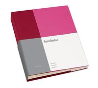 Semikolon 364815 Album photo Medium Cutting Edge - 21,1 x 25,5 cm, 80 pages blanc crème, pour 160 photos - framboise fuchsia
