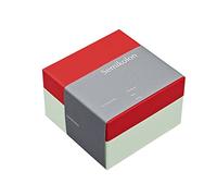 Semikolon 364863 Boîte de rangement Cutting Edge L Format - 23,9 x 23,9 x 16,1 cm - Boîte cadeau - rouge-vert cerise pistache