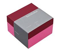 Semikolon 364869 Boîte de rangement Cutting Edge L Format - 23,9 x 23,9 x 16,1 cm - Boîte cadeau - rouge-rose framboise fuchsia
