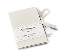 Semikolon 367181 Leporello Classico Wedding Edition 12,2 x 17,7 cm - 14 photos - Livre photo accordéon - chamois crème