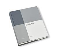Semikolon 368746 Album photo Medium Natural Affair - 21,1 x 25,5 cm, 80 pages blanc crème, pour 160 photos - Sea Salt