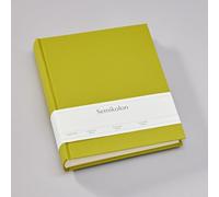 Semikolon 369954 Album photo Classic Medium - 21,6 x 25,5 cm - 80 pages couleur crème, pour 160 photos - vert clair matcha