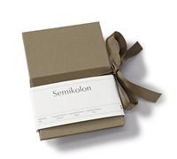 Semikolon 370018 Leporello Classico 12,2 x 17,7 cm - 14 photos 10 x 15 cm - Livre photo accordéon - beige fango