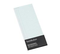 Semikolon 374127 Agenda mensuel Sticky Notes - 40 feuilles autocollantes, 8 x 20 cm, flexibles, détachables - Moss, vert