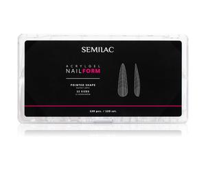 Semilac Accessories Acrylgel Nail Form pochoirs ongles taille Pointed 120 pcs