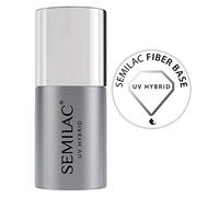 Semilac Base de vernis à ongles semi-permanent, base en fibre, 7 ml