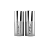 Semilac Basic Duo - Base pour une adhérence parfaite & couche de finition avec brillance, pour lampes UV/LED