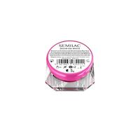 Semilac Decor Gel White Pâte à ongles hautement pigmentée pour lignes fines, baby-boomer et French - 5 g