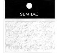 SEMILAC Decoración pour Uñas - 23 White Lace Foil pour adultes, routine beauté quotidienne, format pratique