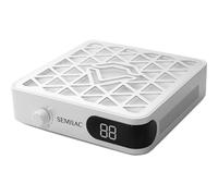 Semilac Dust Collector Diamond Collection 48 W - Aspirateur de poussière pour ongles avec filtre 10 niveaux d'aspiration - Affichage numérique - Pour salon de manucure et maison