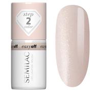Semilac Easy Off LED LIGHT Vernis à ongles L03 Milky Dust 7 ml - Milky Rosé avec Shimmer Effet Glow Jusqu'à 12 jours de tenue - Facile à enlever sans limage