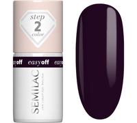 Semilac Easy Off Step 2 vernis à ongles gel lampe UV/LED teinte Berry On Top 7 ml