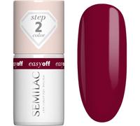 Semilac Easy Off Step 2 vernis à ongles gel lampe UV/LED teinte Cherry Coke 7 ml