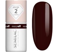 Semilac Easy Off Step 2 vernis à ongles gel lampe UV/LED teinte Marrom Choco 7 ml