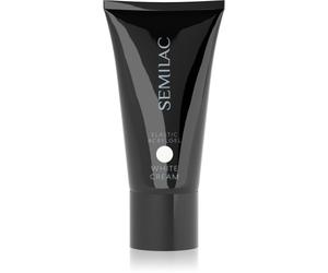 Semilac Elastic Acrylgel gel acrylique ongles teinte White Cream 30 g