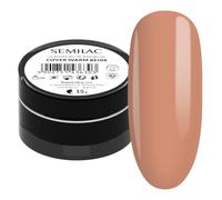 Semilac Gel de construction pour ongles durs et résistants Beige chaud Facile à appliquer, sans dommage - Répare les ongles cassés et endommagés - 15 g