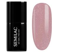 SEMILAC Gel Nail Polish | Long Lasting and Easy to Apply | Perfect for Home & Salon use UV/LED Gel Nails 7ml - 318 Burgundy Red Glitter