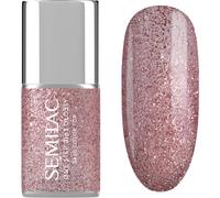 Semilac One Step 3in1 Glossy vernis à ongles gel teinte 250 Glitter Pink 7 ml