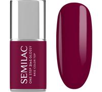 Semilac One Step 3in1 Glossy vernis à ongles gel teinte 775 Plum Wine 7 ml