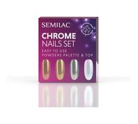 Semilac Set Chrome Nails Coffret cadeau ongles