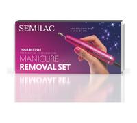 Semilac Set Manicure Removal lime à ongles électrique avec accessoires