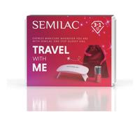 Semilac Set Travel With Me kit voyage ongles 1 pcs