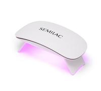 Semilac Travel Lampe UV LED 6W - Mini lampe à ongles pliable avec minuteur 60/90 secondes - Compacte et portable - Connexion USB-C