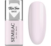 Semilac UV Gel Base Skin Tone Base base coat pour ongles en gel teinte Natural Pink 7 ml