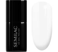 Semilac UV Hybrid Black & White vernis à ongles gel teinte 001 Strong White 7 ml