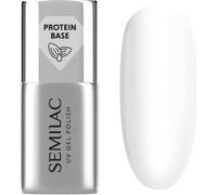 Semilac Vernis à ongles UV Extend Protein Base 7 ml - Base UV transparente avec protéine d'amande - Pour extension et renforcement de la plaque à ongles