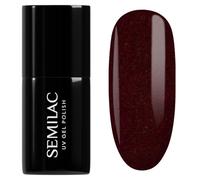 Semilac Vernis à ongles gels semi-permanents UV 393 Sparkling Black Cherry 7ml