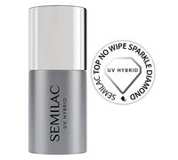 Semilac Vernis à ongles gels semi-permanents UV Top No Wipe Sparkle Diamond 7ml