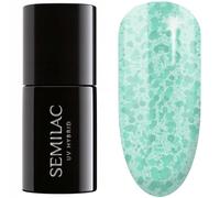 Semilac UV Hybrid Crushed_ICE vernis à ongles gel lampe UV/LED teinte 495 Mint Glacier 7 ml