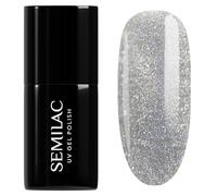 Semilac Vernis à Ongles UV 961 Magnetic Flash 7ml - Cat-Eye Argent Effet Magnétique avec Flash-Glow Multidimensionnel - Collection Inner Glow