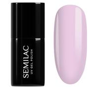 Semilac Vernis à Ongles UV 966 Lavender Haze 7ml - Rose Clair Subtil avec Ton Lavande Couvrance Uniforme - Collection One Touch Pastels