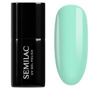 Semilac Vernis à Ongles UV 972 Mint to Be 7ml - Vert Menthe Frais - Couvrance Uniforme - Collection One Touch Pastels