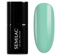 Semilac Vernis à ongles UV 973 Jelly Mint 7 ml - Couleur menthe semi-transparente avec effet gelée laiteuse - Collection One Touch Pastels