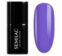 Semilac Vernis à Ongles UV 975 Purr-Ple 7ml - Violet Intense avec Note Pastel - Collection One Touch Pastels