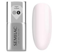Semilac Vernis à ongles UV Base Coat Dream Long - 7 ml - Avec fibres et vitamine E - Pour extension et renforcement des ongles - Gel de construction rose contre les morsures et les ongles cassants