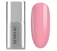 Semilac Vernis à Ongles UV BB Super Rose Base 7 ml - Rubber Base Pigmenté Rosé, dissimule les irrégularités et la décoloration