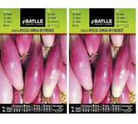 Semillas Batlle Graines d’Oignon Rose Lung Firenza (Lot de 2)