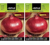 Semillas Batlle Graines d’Oignon Violet d'Amposta, Bronze (Lot de 2)