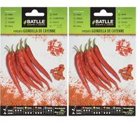 Semillas Batlle Piment DE Cayenne Rouge (Lot de 2)