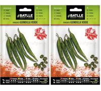 Semillas Batlle Poivron Piment Vert (Lot de 2)