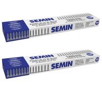 SEMIN Bandes de Vis TTPC 3,5 x 35 mm - 1000 pcs (20 Bandes de 50) - Auto-Perceuses Double Filetage - Compatible Visseuses Automatiques - Acier Phosphaté (Lot de 2)